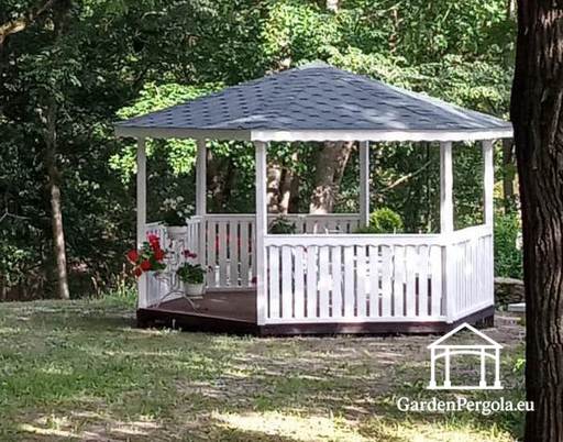 6 sided gazebos